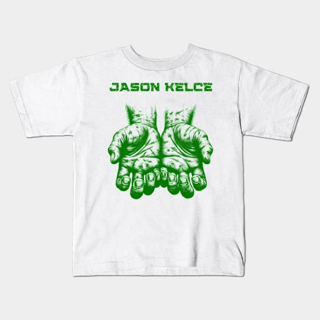 Hand Jason Kelce, Each finger tells a story of sacrifice and resilience Kids T-Shirt by StyleTops